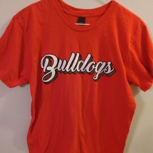 🔴3/$10🔴Georgia Bulldogs adult Med Red Tee-shirt